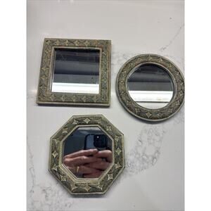 Three Different Shape Small Mirrors